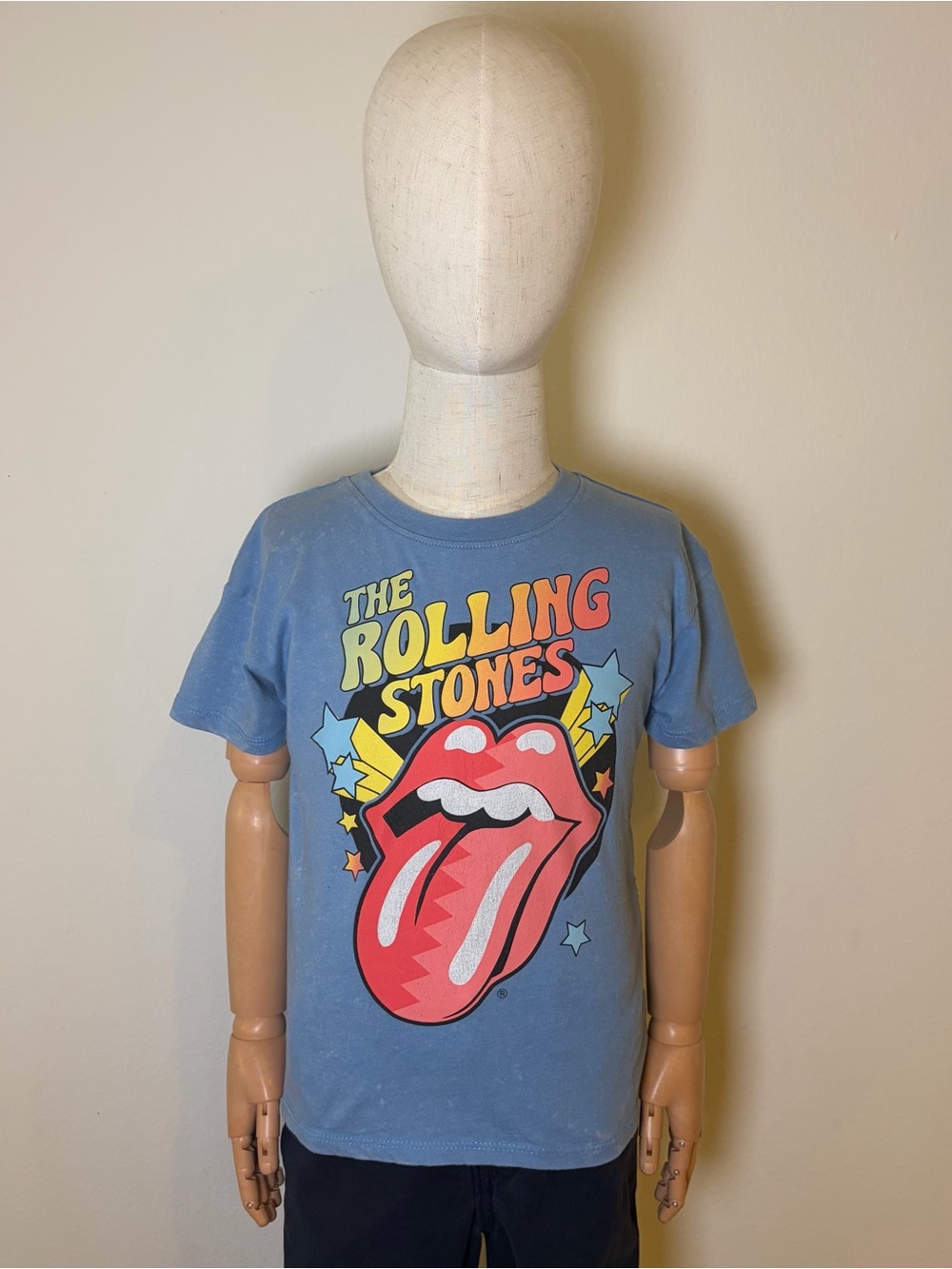 The Rolling Stones Boys Blue Graphic T-Shirt Size 5T
